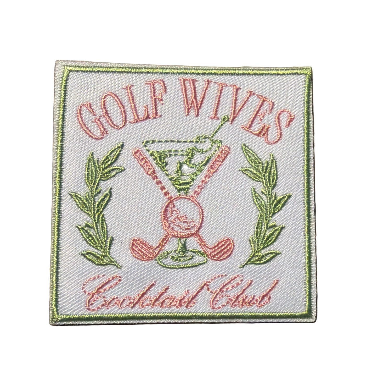 Golf Wives Cocktail Club Patch 17j