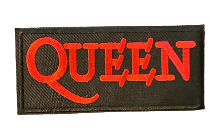 Queen Iron On Embroidered Patch