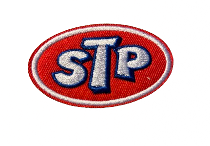 STP Iron Patch Embroidered Automotive Oil