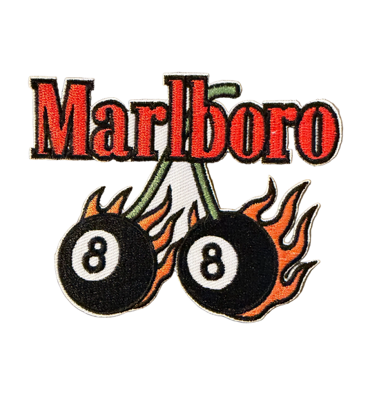 Marlboro Flaming 8 ball Cherries Patch 1v