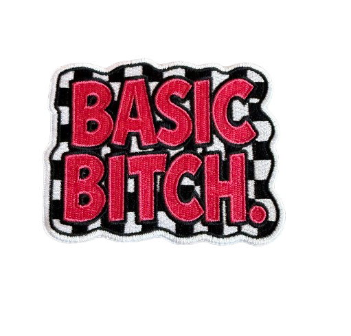 Basic Bitch Checkered Patch