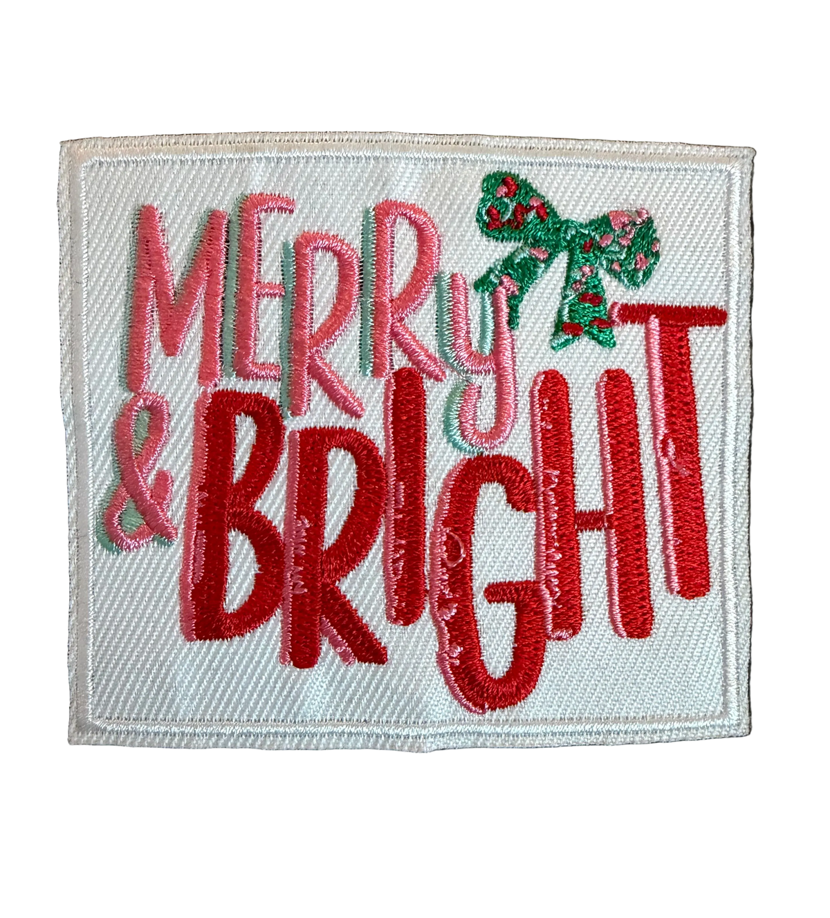 Merry & Bright Bow Patch