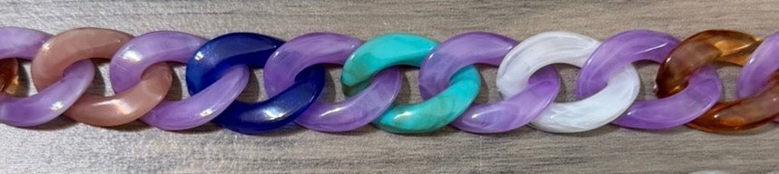 Marbled Medium Link chain