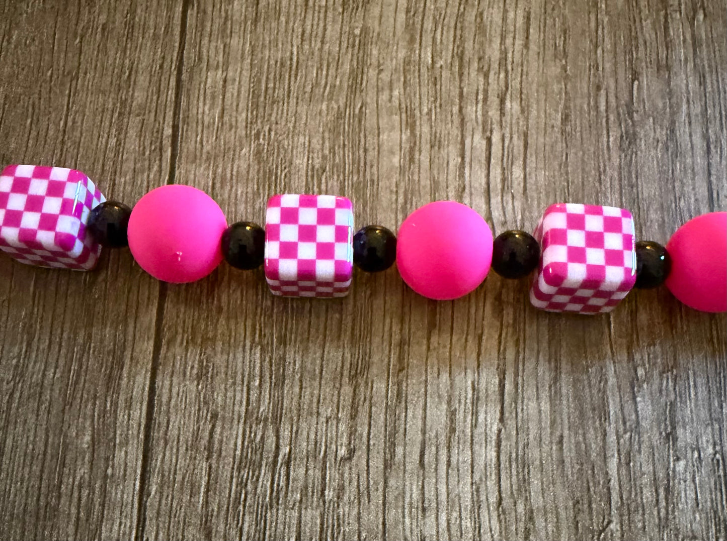 Checkered Beaded Chains