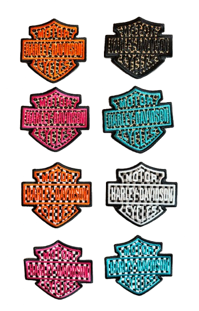 H D Checkered and Leopard Patches