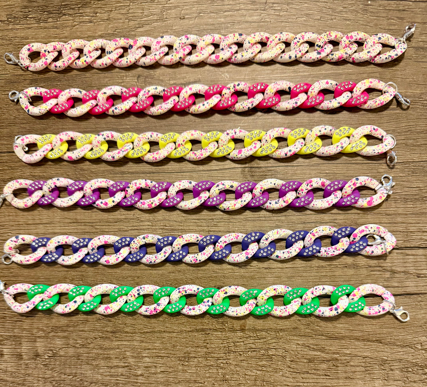 Neon Splatter Chains