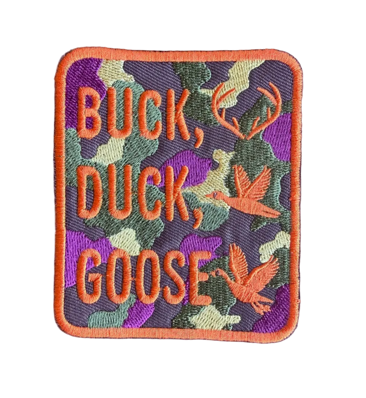 Buck Duck Goose Camo Patch