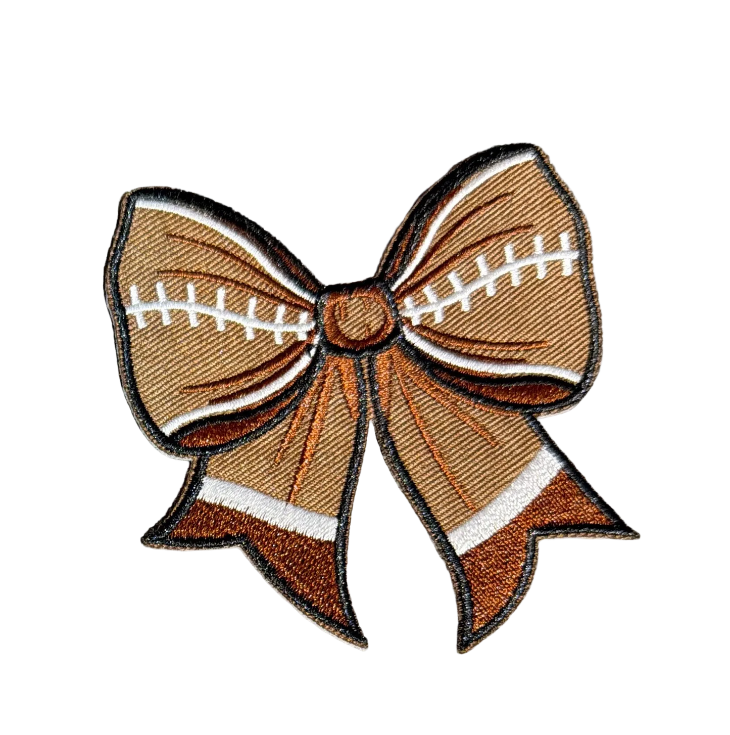 Football Bow Patch