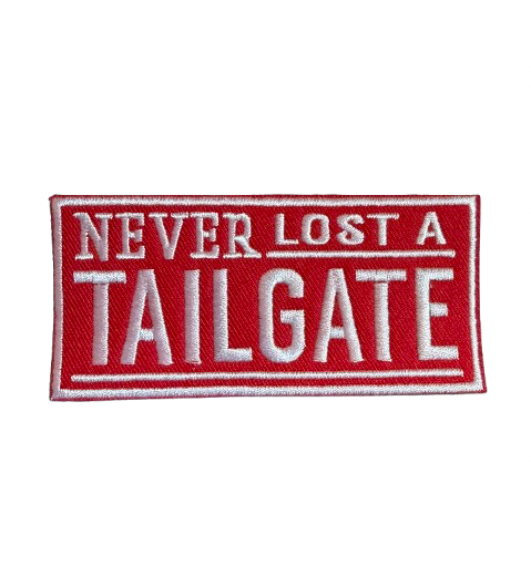Never Lost A Tailgate Red Patch 13t