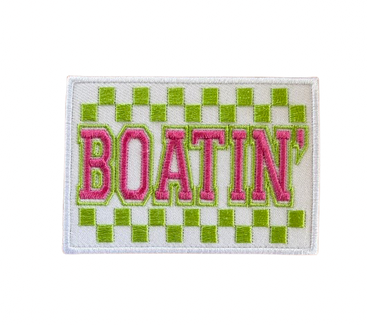 Boatin Checkered Patch 8h