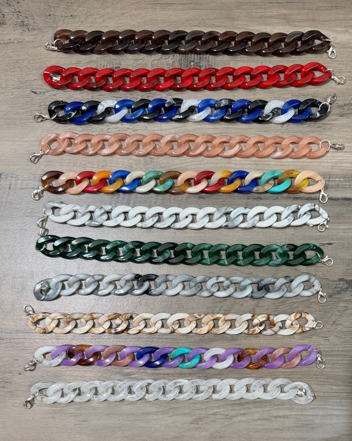 Marbled Medium Link chain