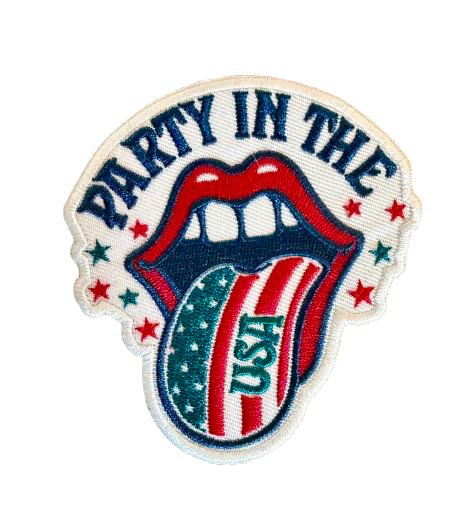 Party In the USA Tongue Patch 8u