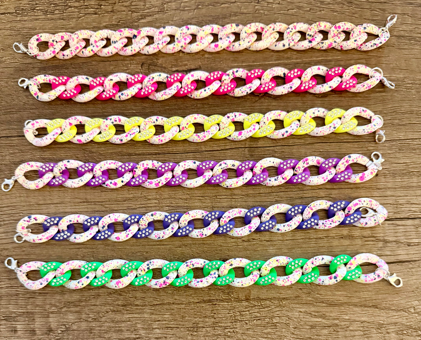 Neon Splatter Chains