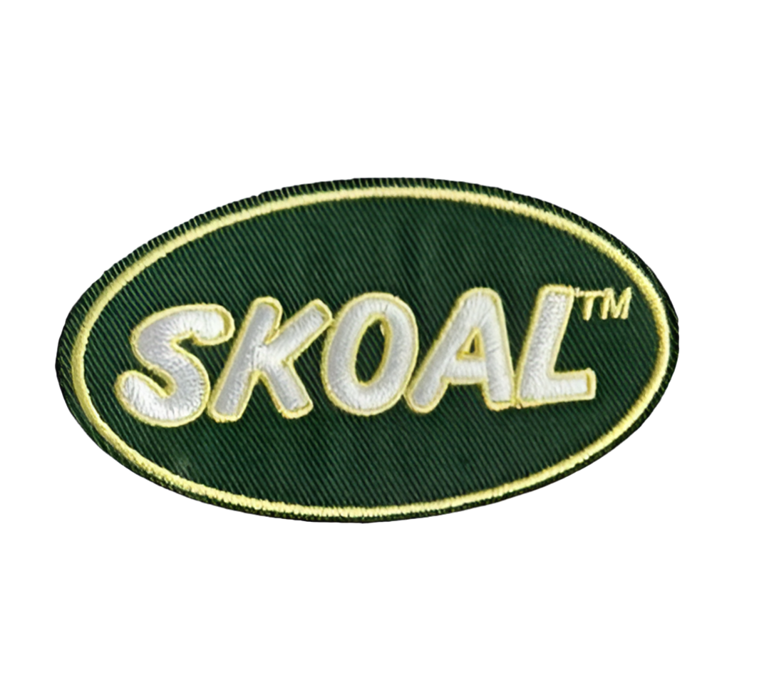 Skoal Patch Iron On Ready Tobacco Oval Embroidered