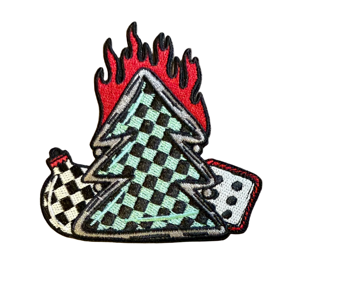 Christmas Tree and Dice Patch