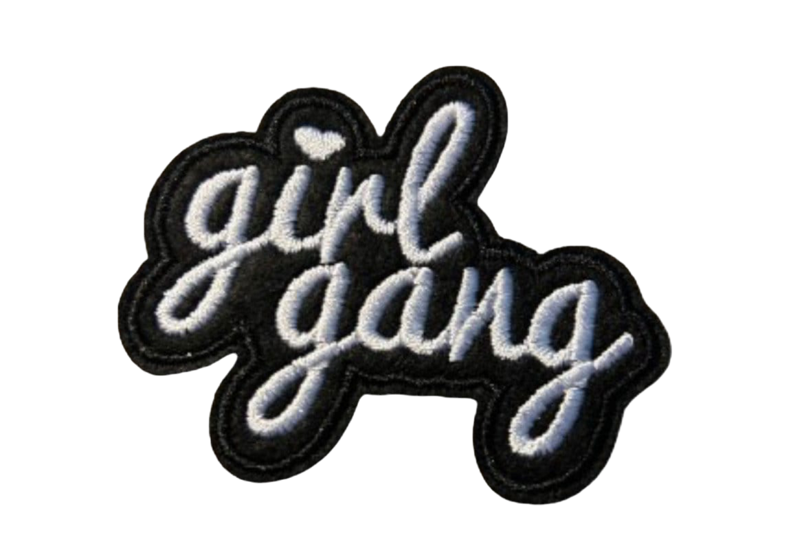 Girl Gang Patch Iron On Ready Patch  Embroidered Filler Patch Hat Bar Patch Women Boss Babe Boss Lady Friends Best Friend