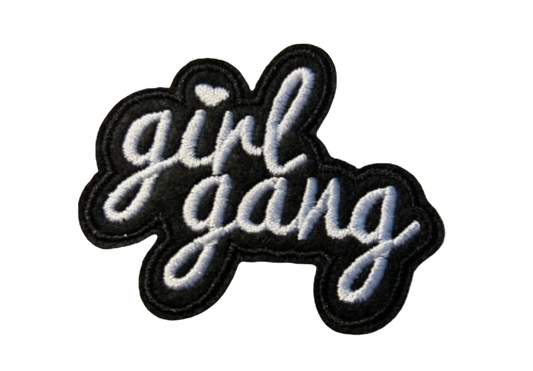 Girl Gang Patch Iron On Ready Patch  Embroidered Filler Patch Hat Bar Patch Women Boss Babe Boss Lady Friends Best Friend