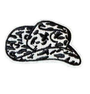 Leopard Cowboy Hat Patch 10s