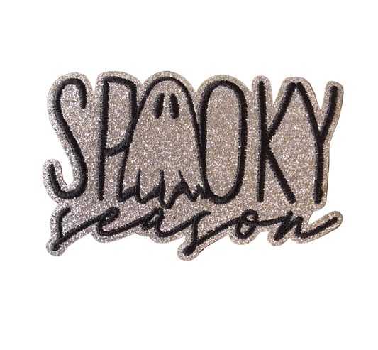 Spooky Season Glitter Patch