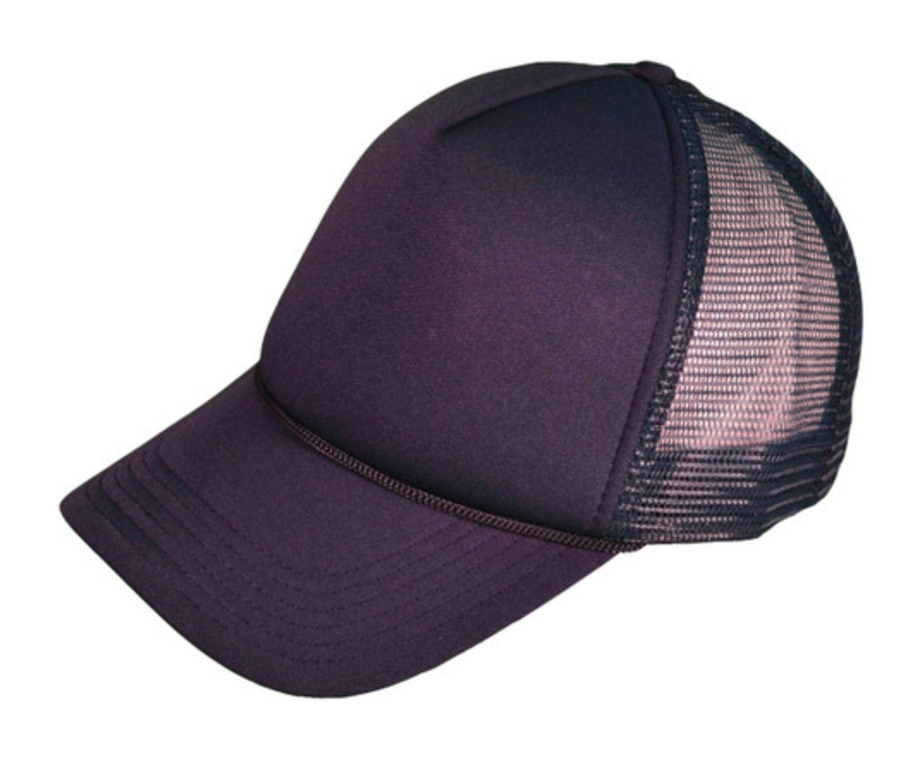 Navy Mid Profile Foam Trucker Hat l