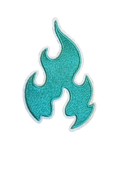 Turquoise Flame Patch