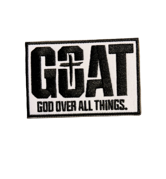 GOAT God Over All Things Patch 3v