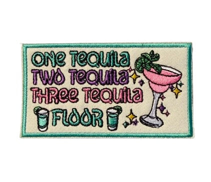 One Tequila Two Tequila Three Tequila Floor Patch 16p