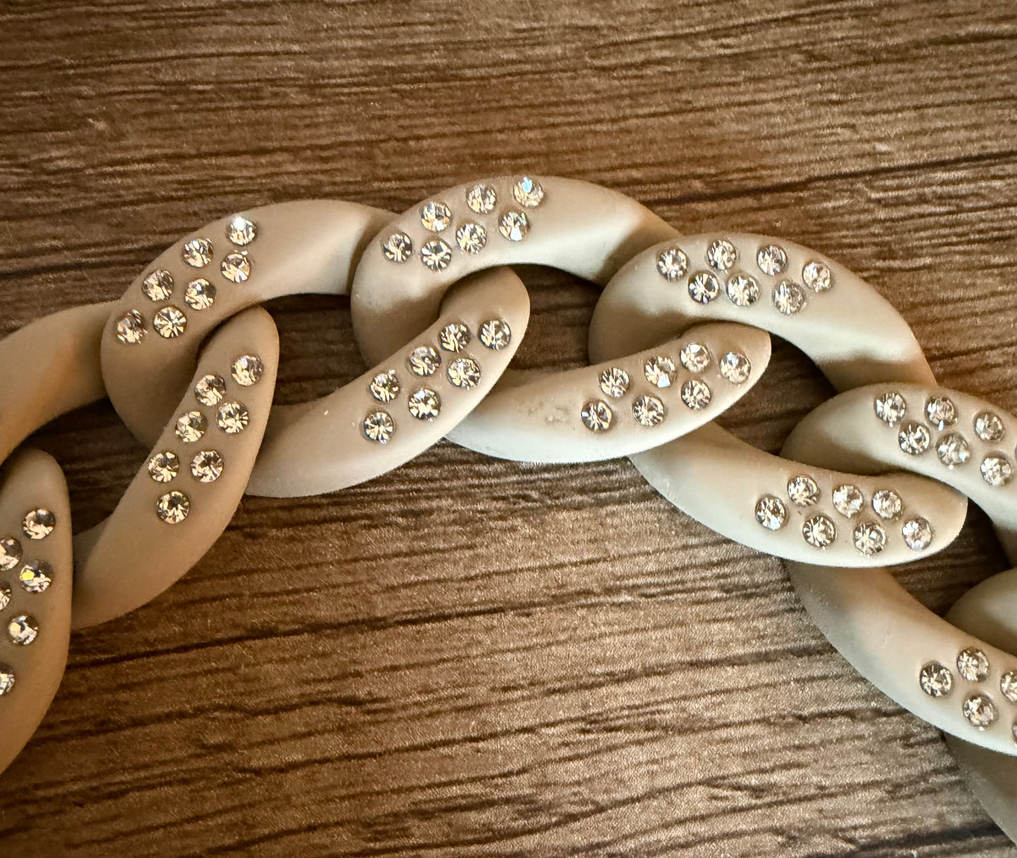 Large Link Rhinestone Chain