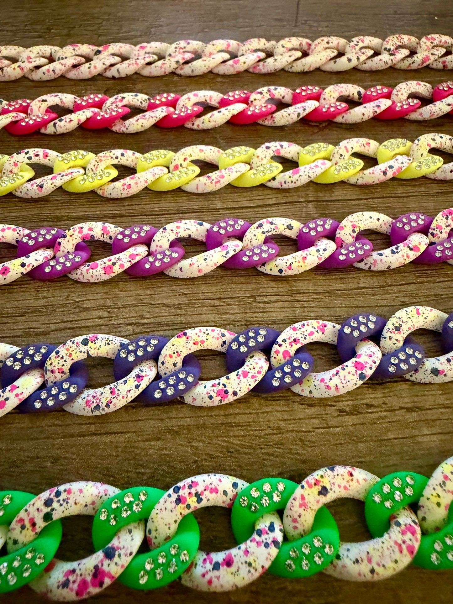 Neon Splatter Chains