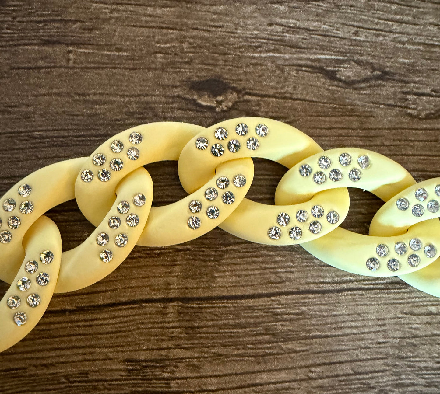 Large Link Rhinestone Chain
