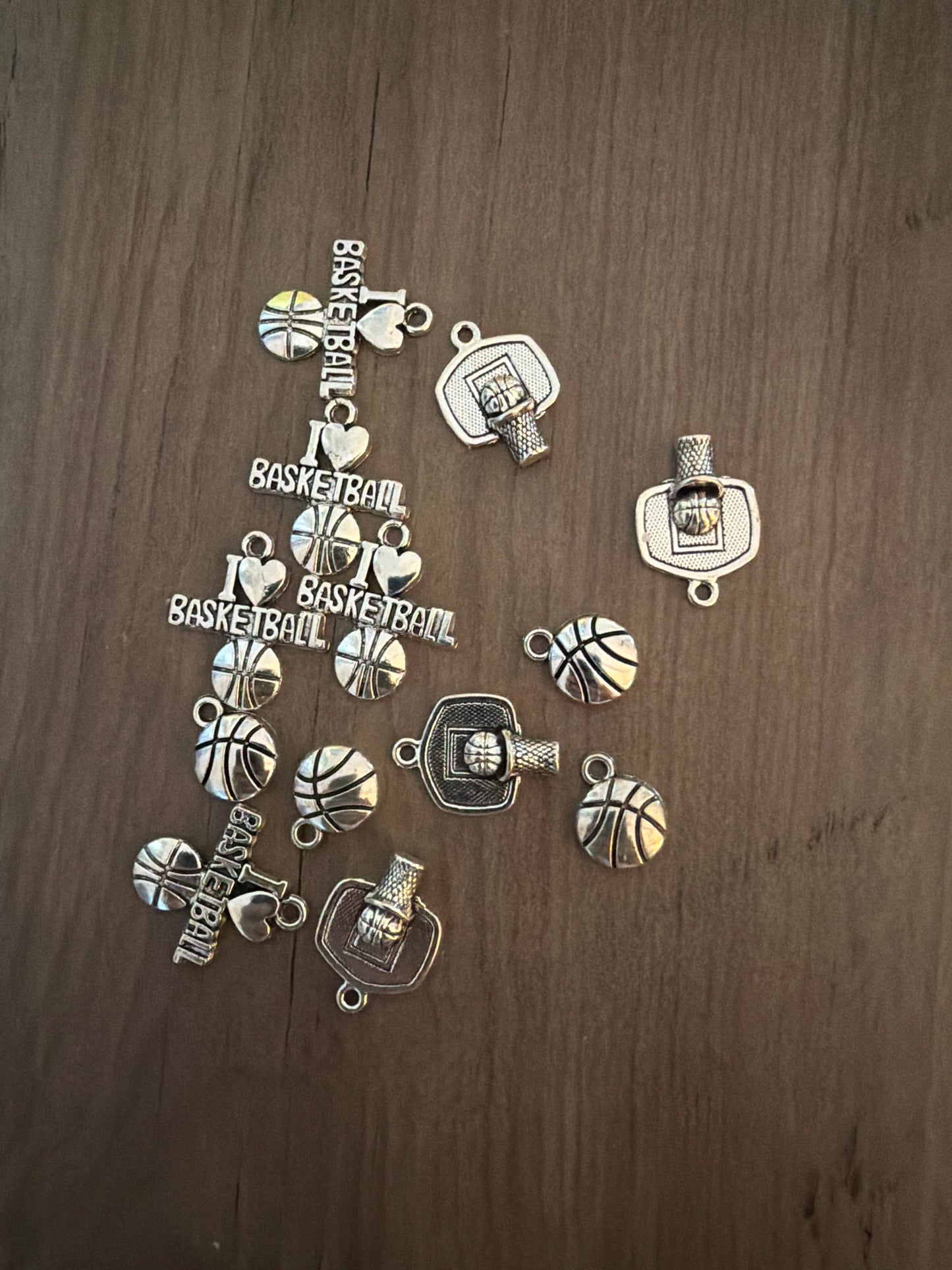 Mixed Basketball Charm Lot
