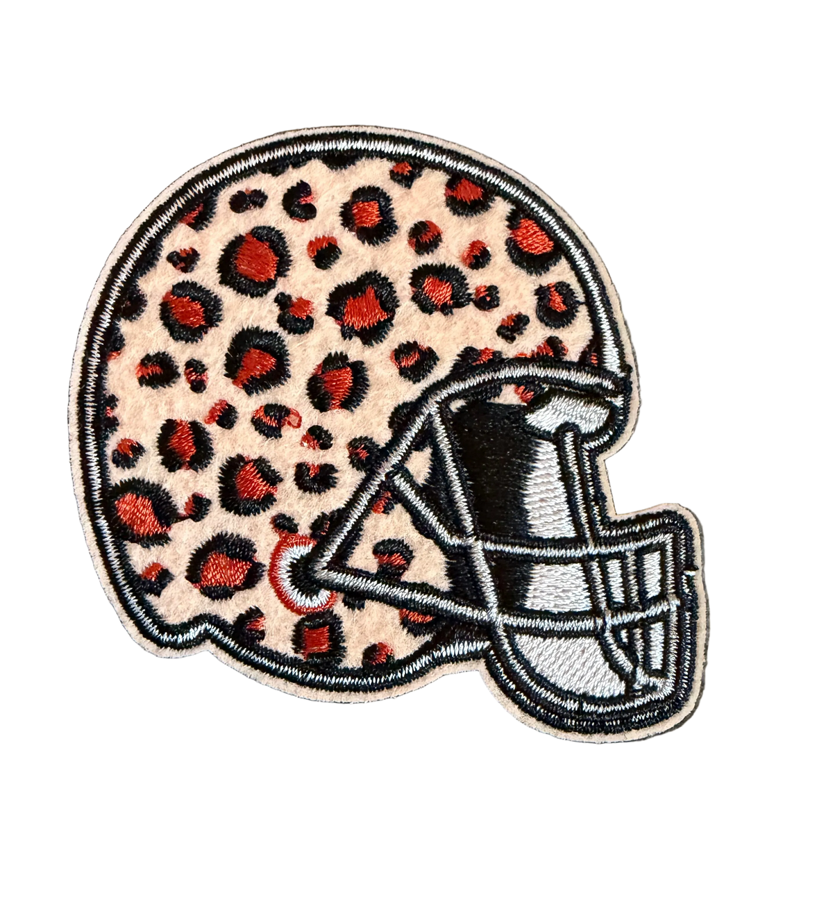 Leopard Football Helmet Patch