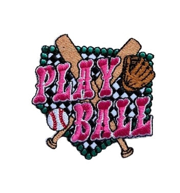 Play Ball Baseball Patch