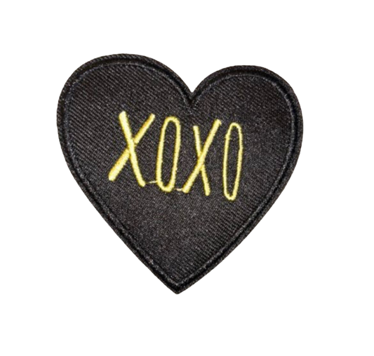 XOXO Heart Iron On Ready Patch  Embroidered Filler Patch Hat Bar Patch Love Kiss