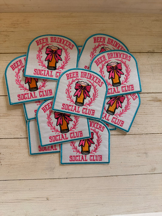 Beer Drinkers Social Club Patch