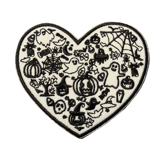 Halloween Heart Patch