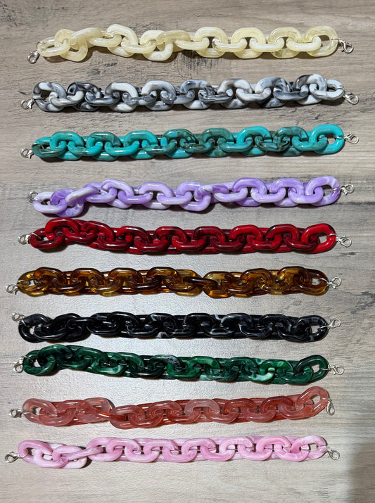 Marble Large Oval Link Chain