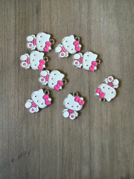 Pink Hello Kitty Charm Lot