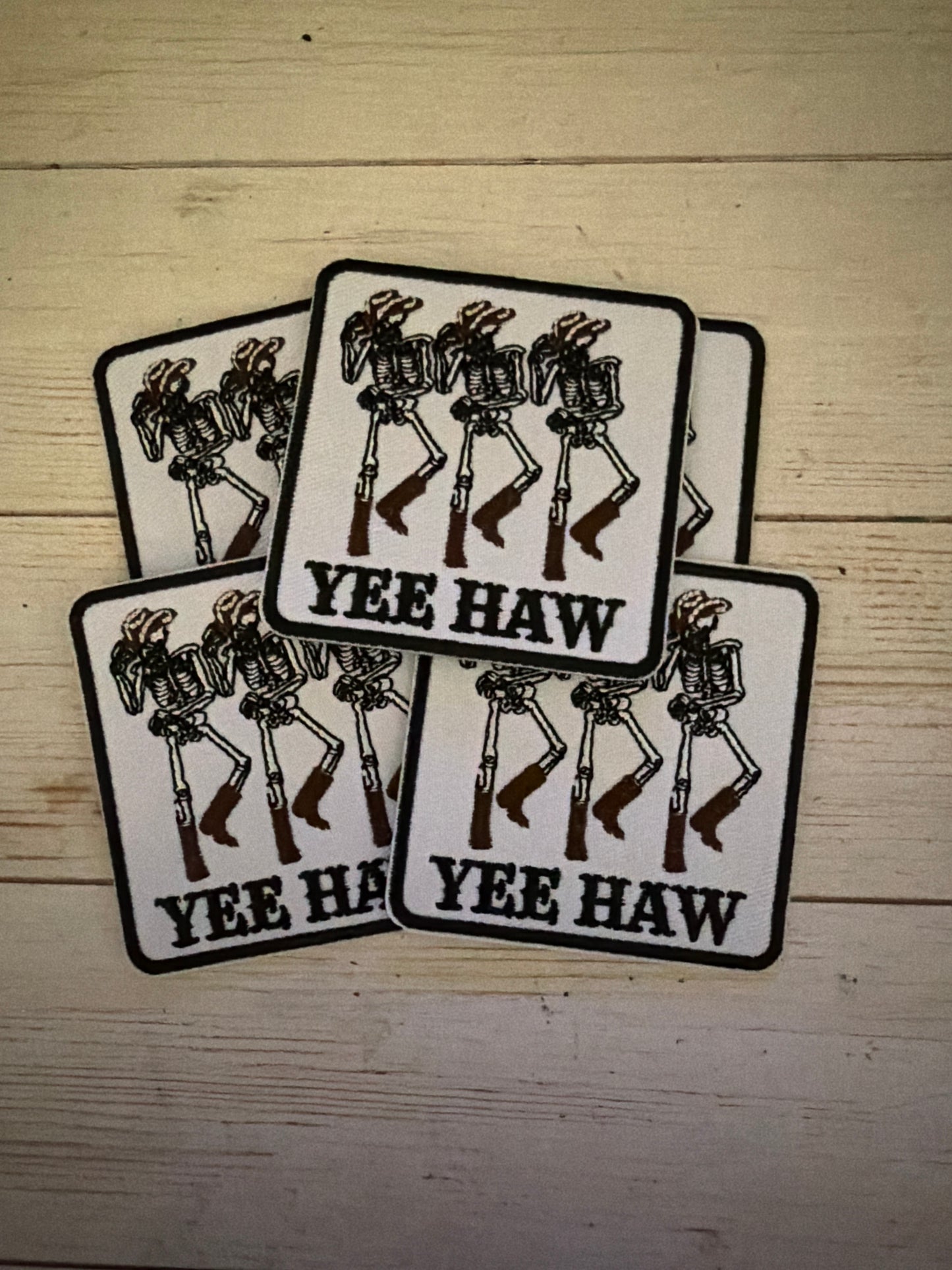Yee Haw Skeleton Patch