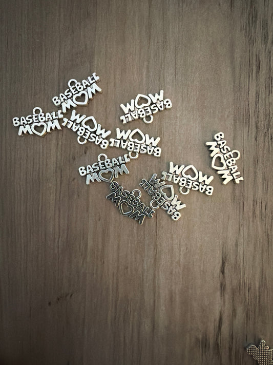 Baseball Mom Charm Lot