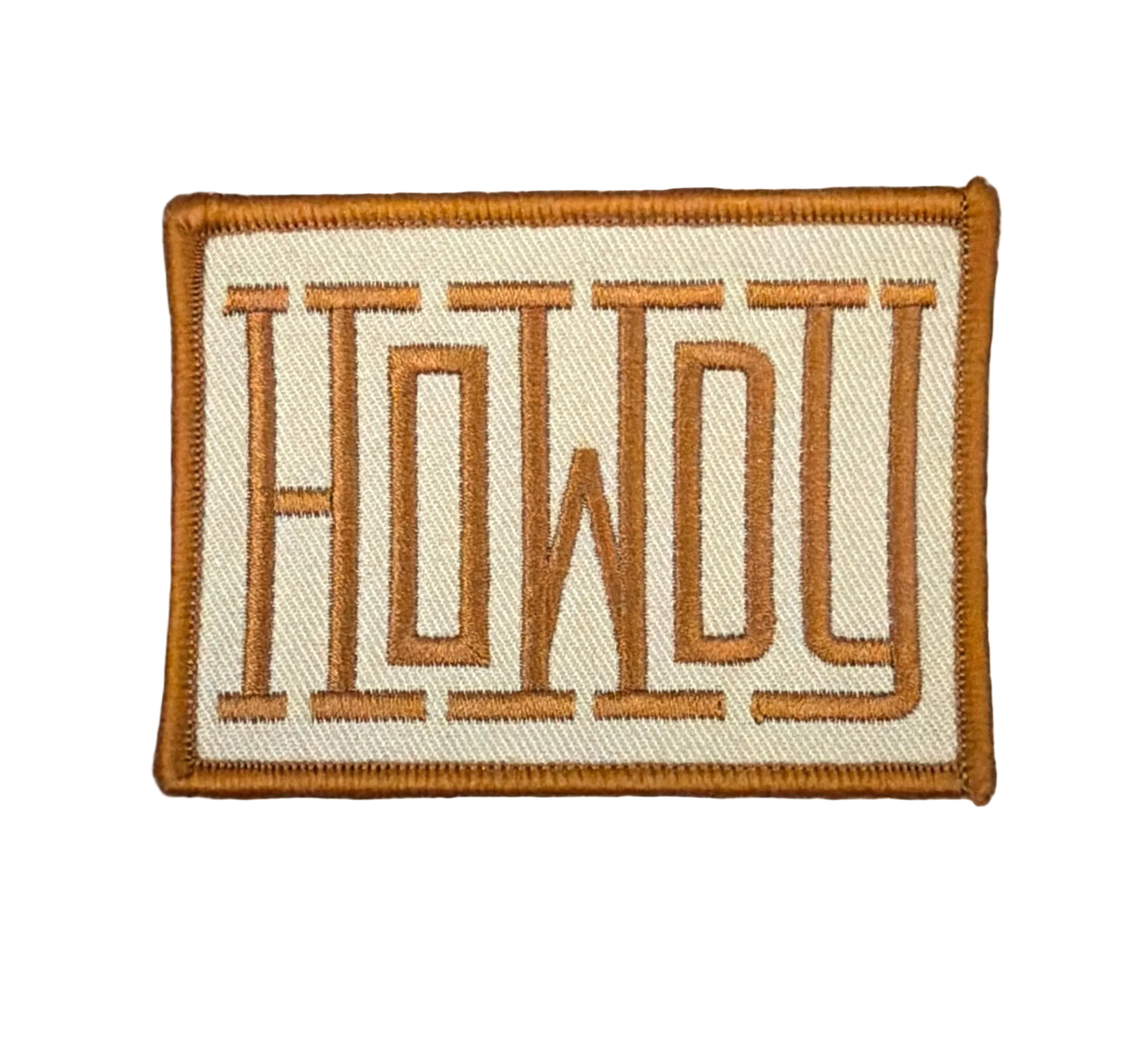 Tan Howdy Patch 16c