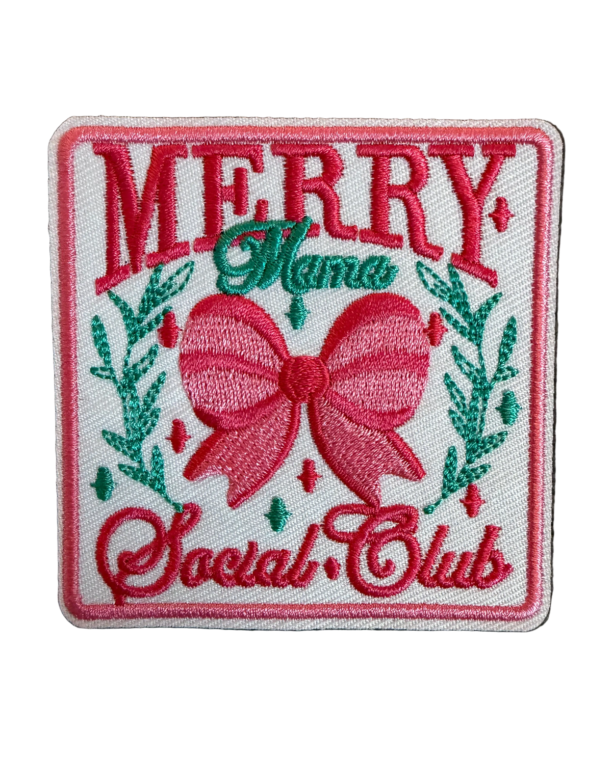 Merry Mama Social Club Christmas Patch