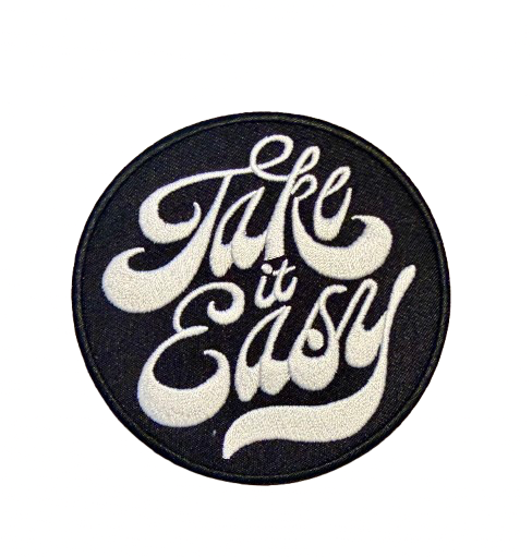 Take It Easy Round Patch