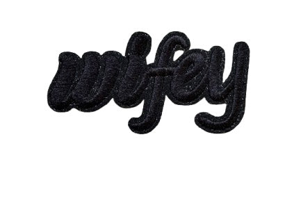Wifey Glitter Patches 7mno