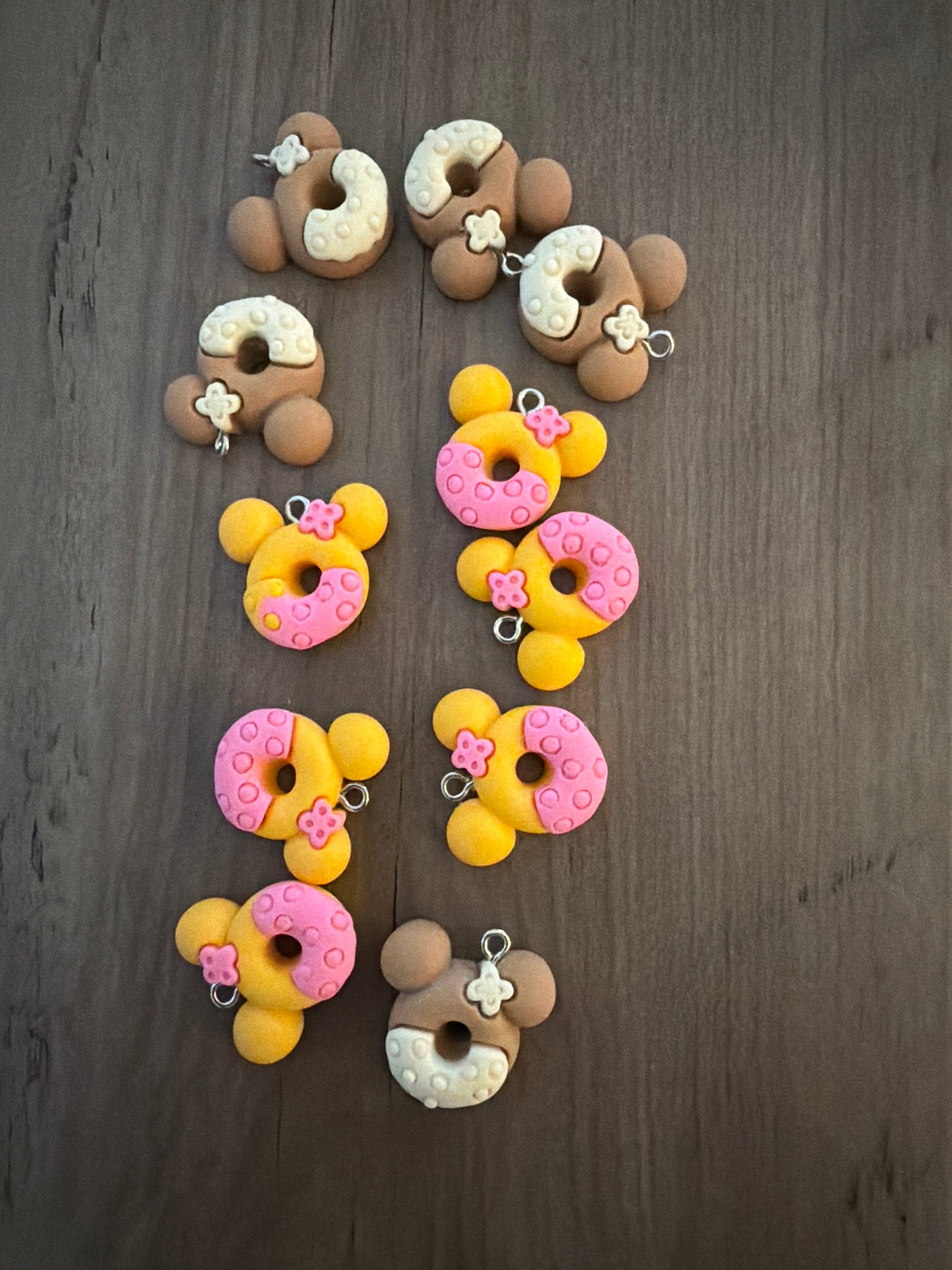 Mouse Donut  Charm Lot