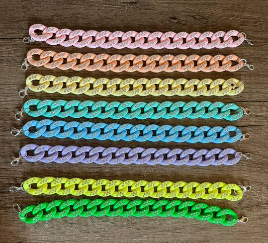 Medium Link Rhinestone Chain