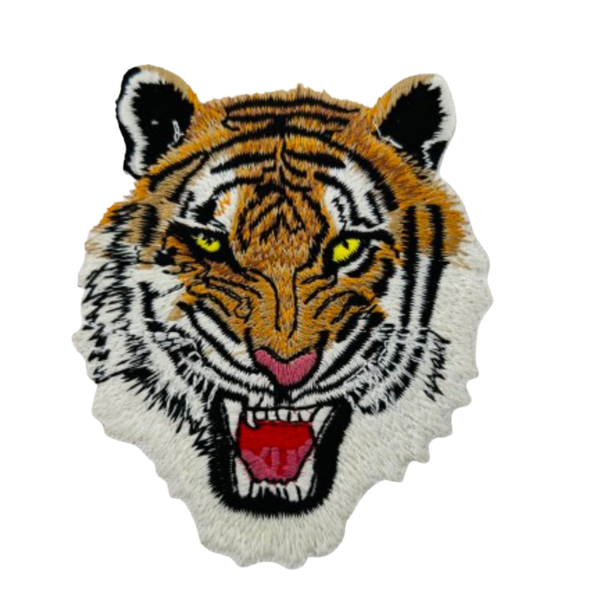 Tiger Patch Iron On Ready Wildlife Embroidered Patch Zoo Pick your Size