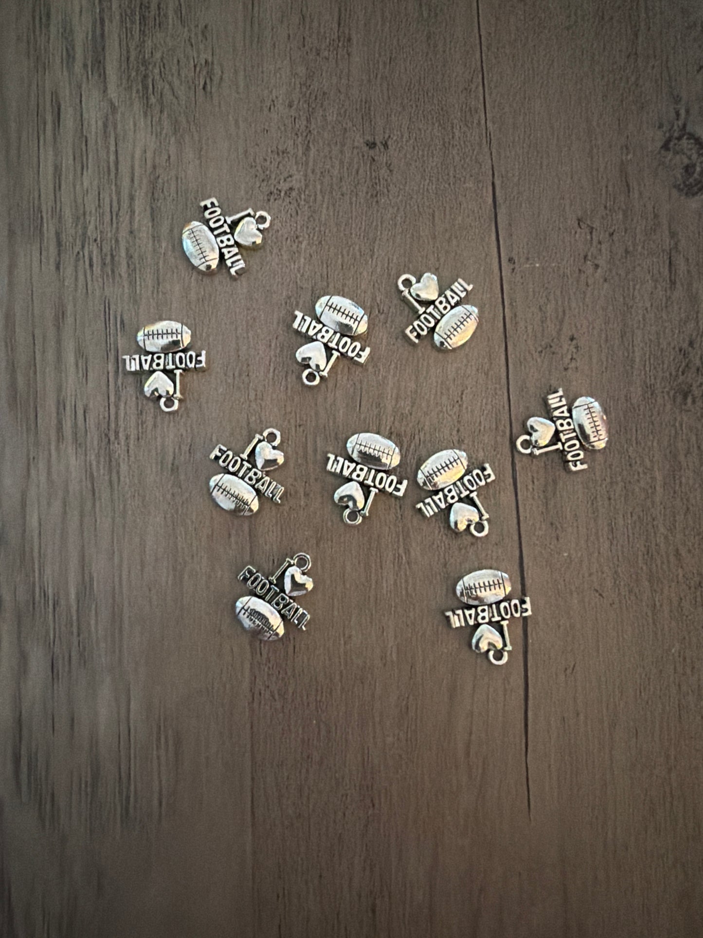 I love football Charm Lot