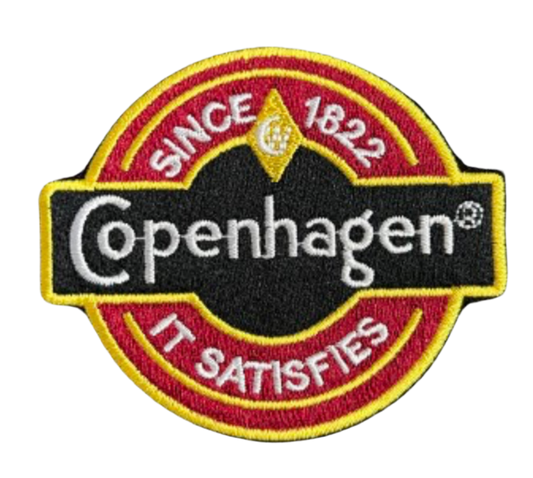 Copenhagen Patch Embroidered Iron on Ready Tobacco