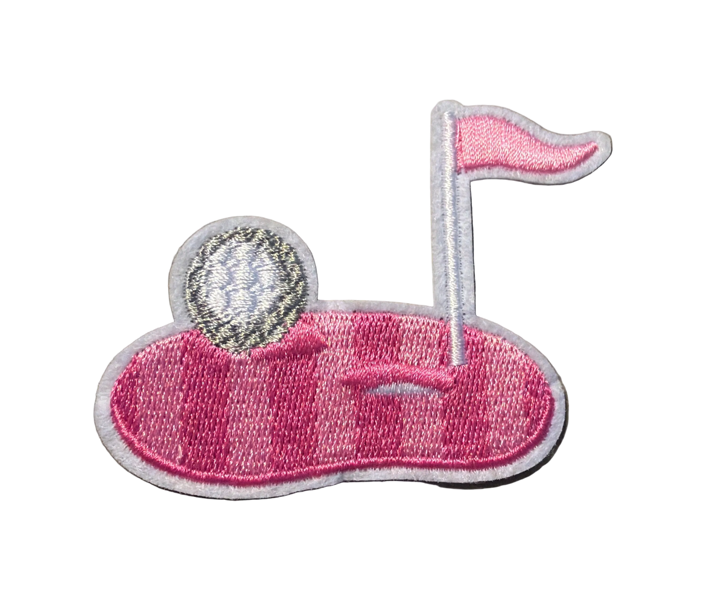 Pink Golf Patch 17j